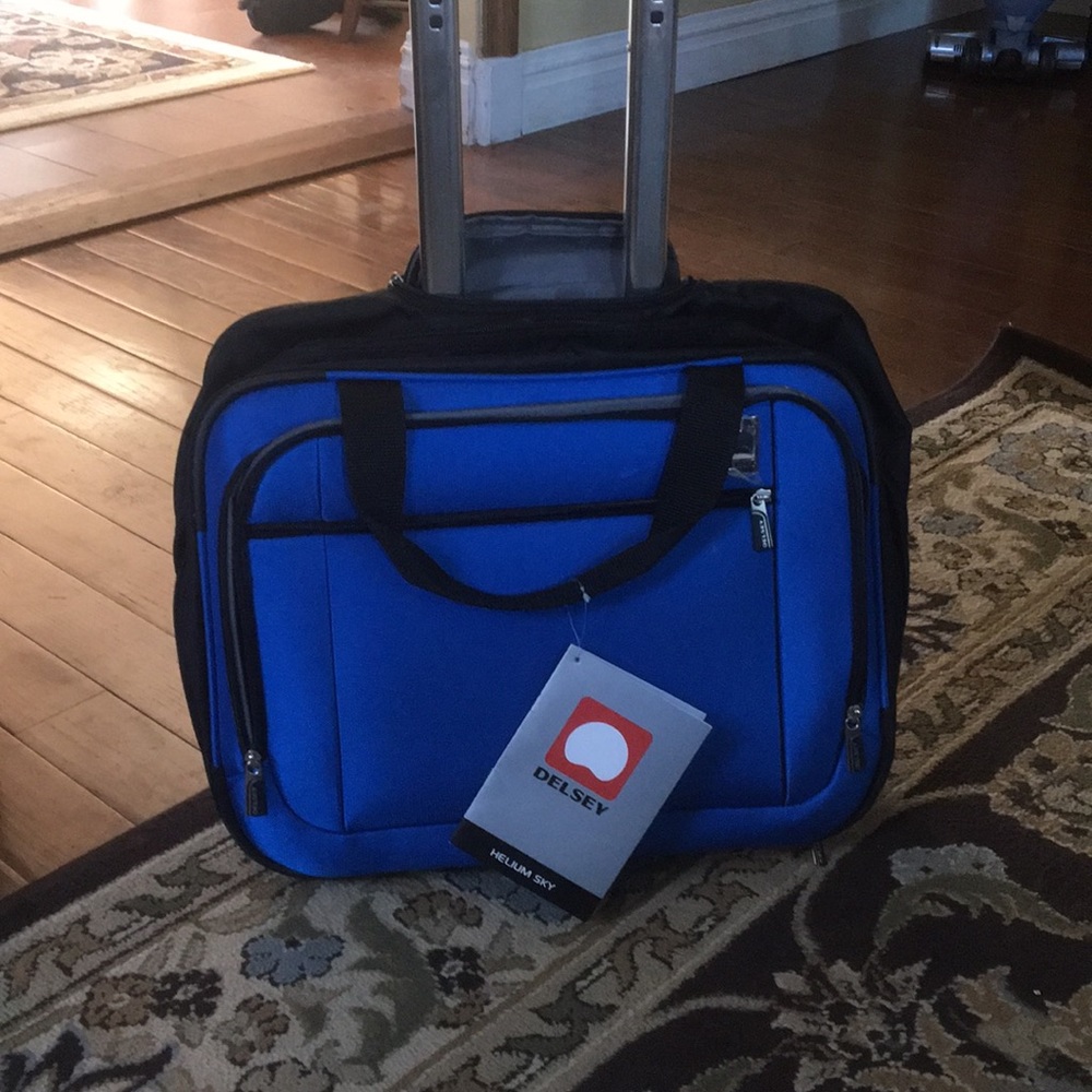 Delsey- helium sky- trolley tote Blue
